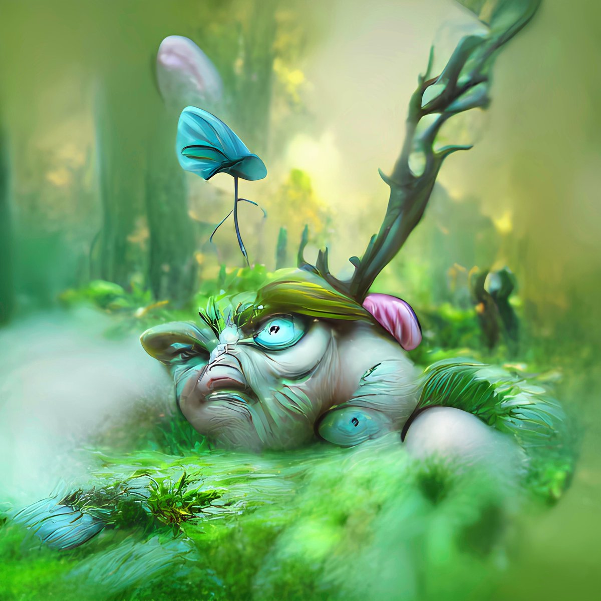 wicganai's tweet photo. You know Mummy doesn't do mornings! Meet Grumpy Fairy #1- Collectible #transmutable #vqganclip as #cleannft on @objktcom across the #Tezos blockchain with #tezoscommunity #AIArtists #objkt #NFTCommunity #nftart -
https://t.co/6ZUvVY4urR https://t.co/6jgVkHwlE9