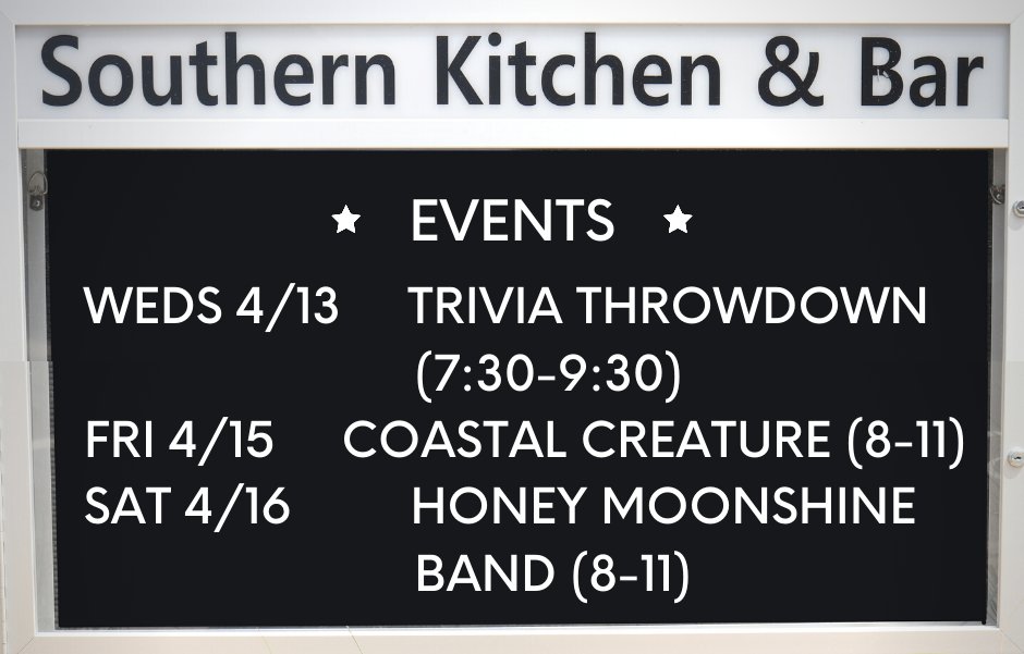 SouthernBarJax's tweet photo. WEEKLY EVENTS: We have entertainment for everyone! Between #Trivia Throwdown on Wednesdays and #livemusic on the weekend - we're the place to be in #JaxBeach! 💡🎶

Events: https://t.co/Jy1nkcsfWO https://t.co/kX8UyOxMuj
