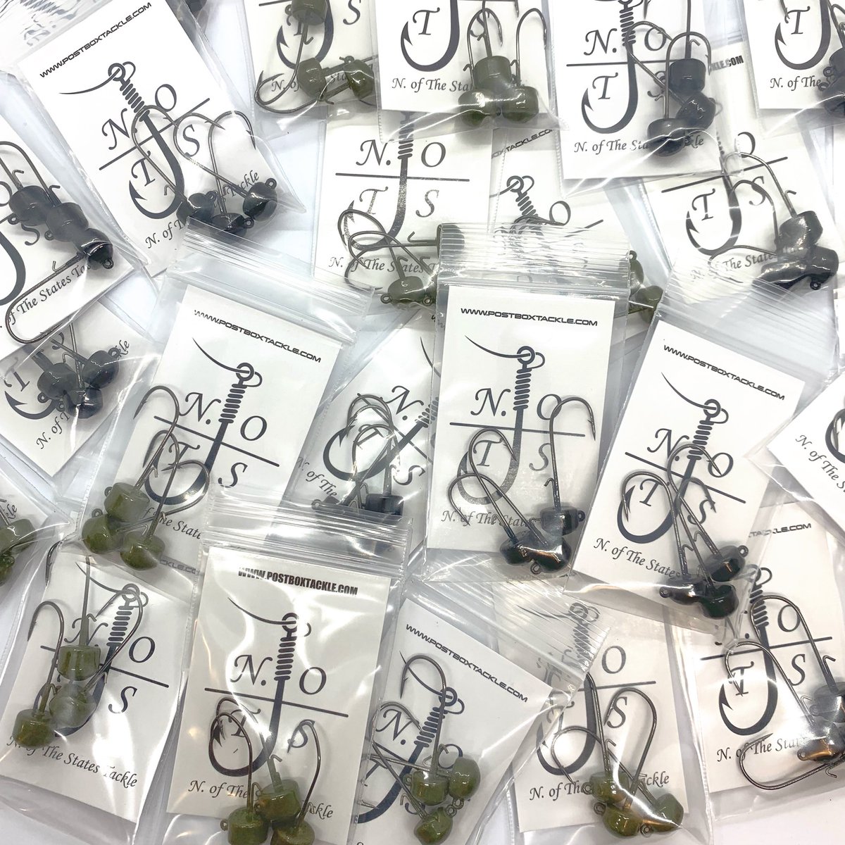 Postboxtackle's tweet photo. N. Of The States Tackle - Ned Head These come in 3/16oz &amp; 1/4oz, Green Pumpkin &amp; Black. #postboxtackle #nedhead #nedfishing #finessefishing #fishinglife #fishingtackle #fishingterminaltackle #fishcanada https://t.co/fGzu21ecnQ