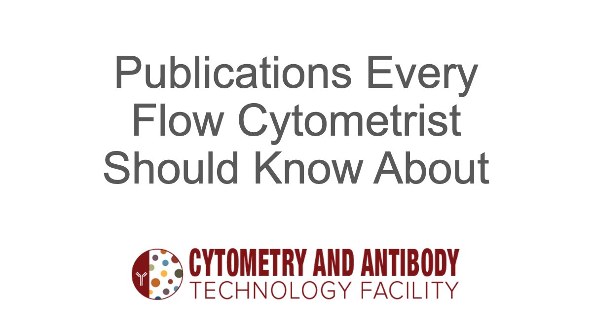 Are you looking for publications to improve your #flowcytometry skills? Check out my newest blog post: voices.uchicago.edu/ucflow/2022/02… Thanks to the cytometrists on the Purdue list who contributed their favorite papers!

#FlowEdu #FlowCyto