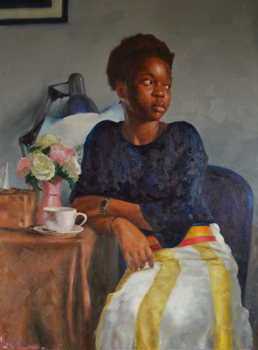 rajibabatunde29's tweet photo. "HOME AND ALONE"
(Coffee and flowers series)
Oil on canvas
2022
🔴

Sip some coffee☕, turn on your lights(if you get light or use torch), play some cool music, meditate and look outside your window(choose your view wisely😊).

#space297 https://t.co/DCgJ2ejhyZ
