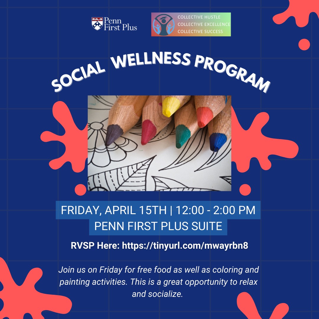 PennFirstPlus's tweet image. Please join us this Friday for free food and great art! Be sure to RSVP at the link below!
docs.google.com/forms/d/e/1FAI…