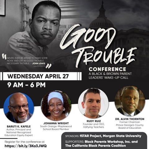 Edifying Teachers (@edifyteachers) on Twitter photo We're excited to help spur some 'good trouble' in this upcoming conference, the inaugural event of the fSTAR Project <a href="/MorganStateU/">Morgan State University</a>, empowering Black & Brown parent leadership in education! 
Baltimore folks, spread the word - families can register here: bit.ly/3Ka3JWQ We're excited to help spur some 'good trouble' in this upcoming conference, the inaugural event of the fSTAR Project <a href="/MorganStateU/">Morgan State University</a>, empowering Black & Brown parent leadership in education! 
Baltimore folks, spread the word - families can register here: bit.ly/3Ka3JWQ