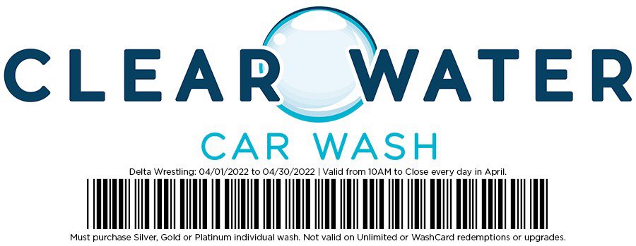 DeltaWrestling_'s tweet photo. With the weather so nice don’t forget to swing by Clear Water Car Wash and support Delta Wrestling for our summer trip to Disney! 🚘☀️

Just scan this code! 📲 https://t.co/lztT0TkkPG