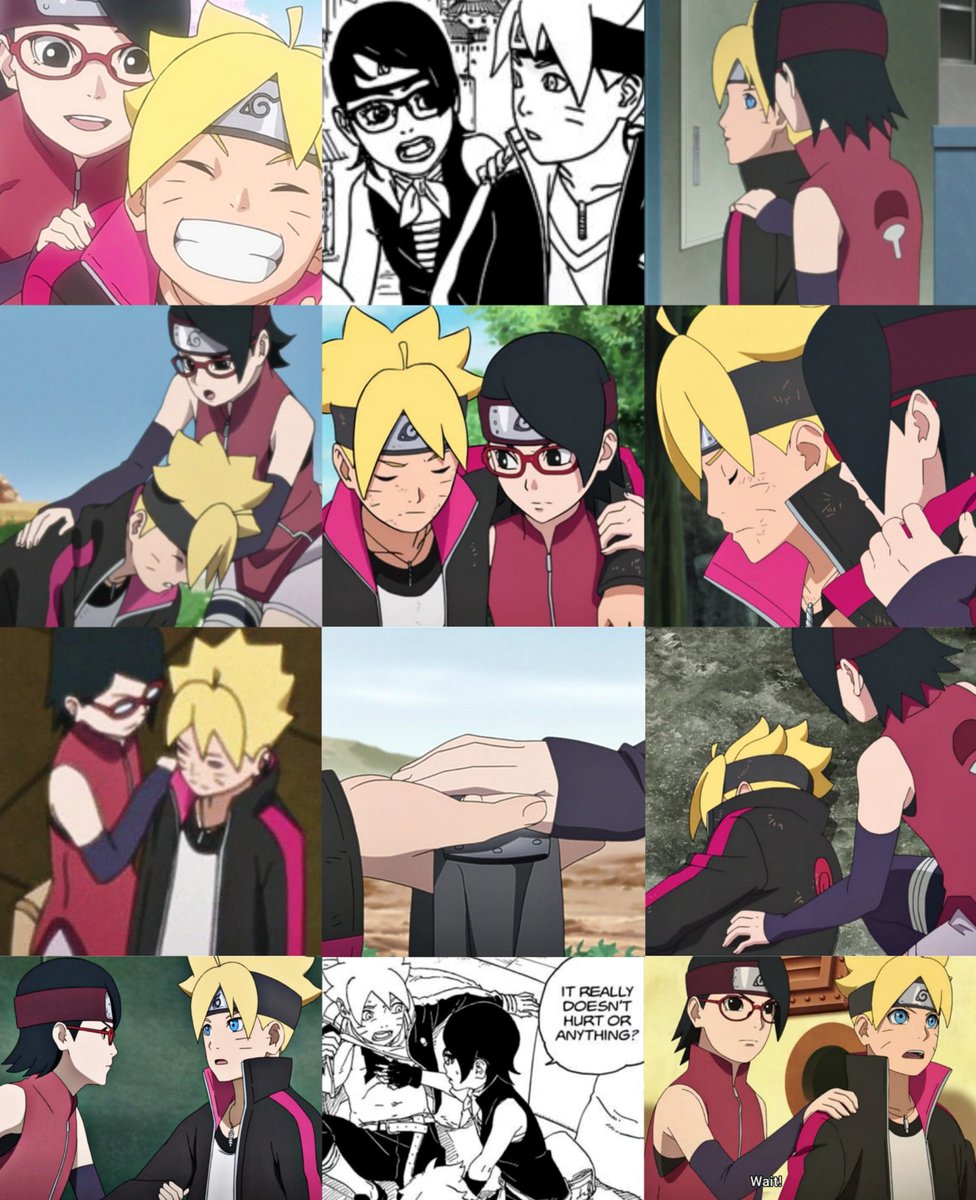 borusaramoments's tweet photo. Boruto and Sarada in 'physical touch' is a love language too appreciation tweet ♥️ https://t.co/4vGpyTDNGL