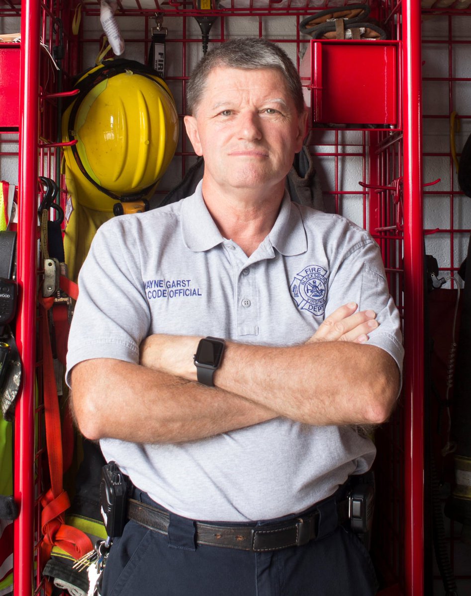 Blacksburg_Gov's tweet photo. In memory and honor of a great first responder and friend, gone from us too soon. 
Blacksburg Firefighter 
Wayne Garst
End of Watch 4/11/2022 https://t.co/bhsZ7ndB54