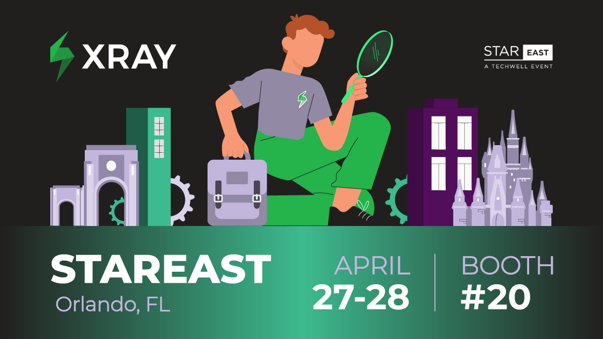 XrayApp's tweet photo. We are back on the road ✈️ The #XrayApp team will be at #STAREAST, don't forget to save some time in your schedule to pass by our booth #20! https://t.co/oUbPtyeEAJ