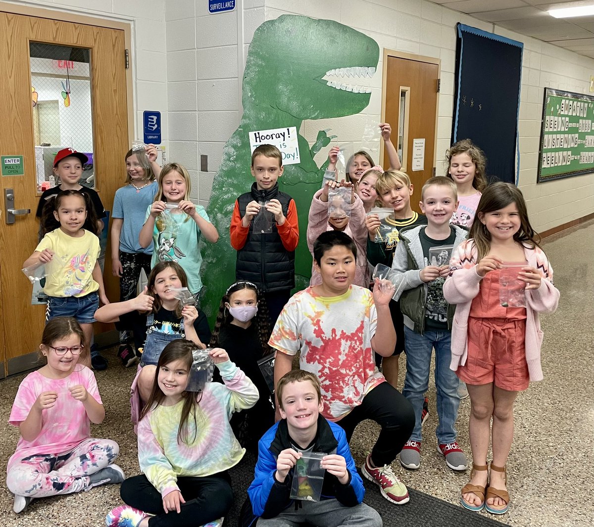 MsMcNaught_'s tweet photo. Hooray! Today was Dino Day! Big thank you to @BarleySheafPTO for this fun assembly! https://t.co/jqj3DSh0iw