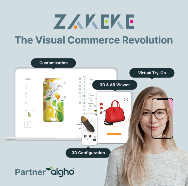 zakeke2D3DAR's tweet photo. Experience the future of #eCommerce 🚀
Visual Commerce &amp; #AI will guide consumers on their online #shopping journey, making it immersive, unique &amp; highly engaging. Visit us &amp; @QuestIT_Siena at @WAICANNES - https://t.co/JDuzEohDuM
#Zakeke #QuestIT #Algho #Configuration #AR https://t.co/dOJMFJBn1i
