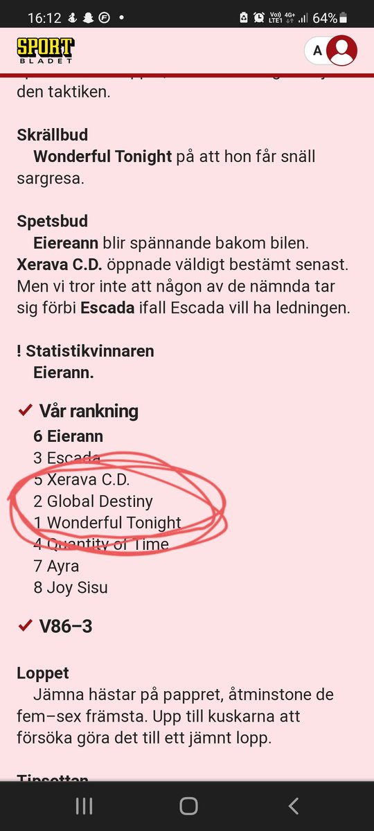 AlbinOlsson44's tweet image. Rankingen har jag inget att säga om men hon heter Global Delivery om jag får be. @sportbladet