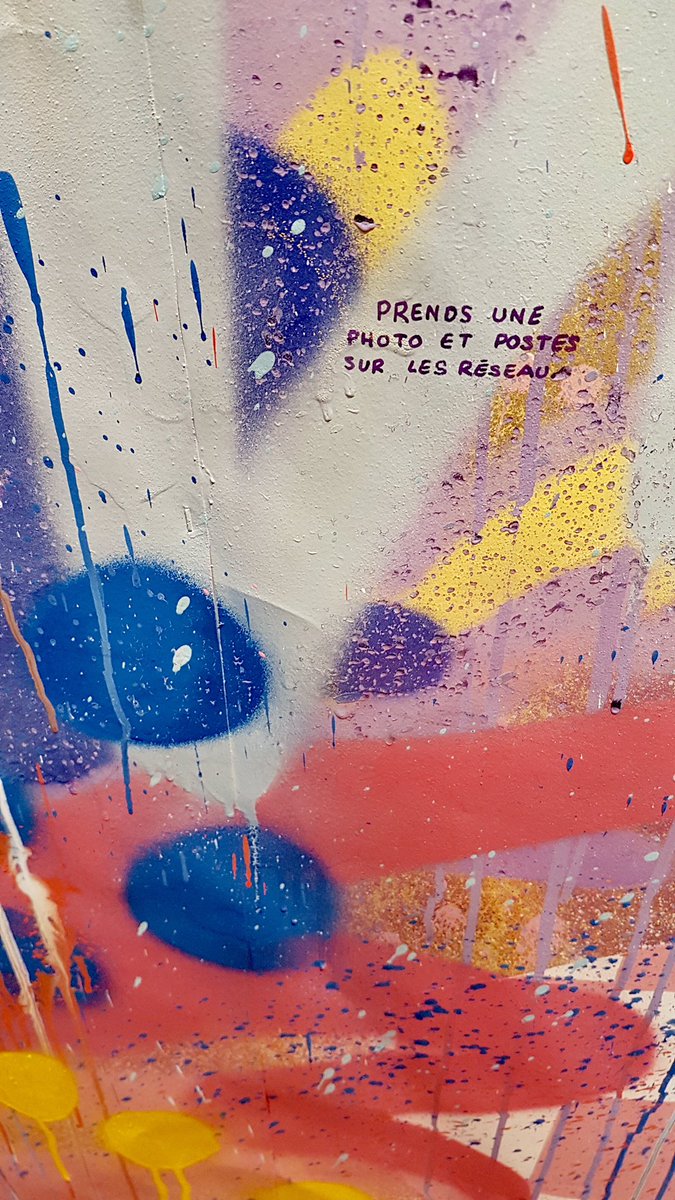 SabrinaCollenot's tweet photo. Donc je suis ton conseil ..je publie et non je n’ai pas perdu une minute de ma vie à te lire …j ai gagné une minute de joie @brunograffer #colorsfestivalparis https://t.co/8SQmXSrbTi