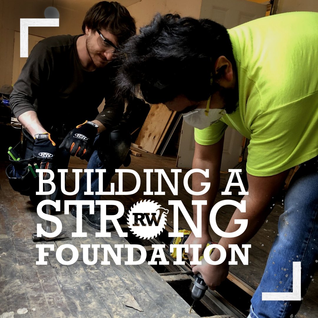 RevolutionWork1's tweet photo. #HISTORICPULLMAN 🛠 〰️ RW Alumni repairing the subfloor in our future office @ Greenstone United Methodist Church 🪚 Join our next cohort! https://t.co/O4g9LTUNbU 🧡🤎 @landmarksillinois
#pullmannationalmonument #pullmanhistoricdistrict #RevolutionWorkshop https://t.co/YowWgi3wso