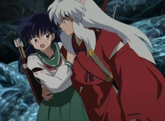 CRIMSONPEARL7's tweet photo. inuyasha holding kagome like this >>>> https://t.co/NWHRKAjQpe