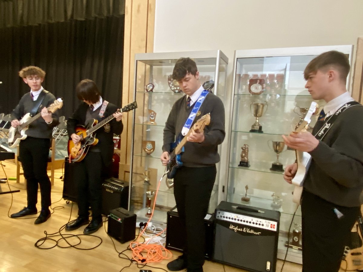 boysmodelschool's tweet photo. Our Easter concert took place on Friday for Yr 8&amp;9 pupils. There was a mix of guitars, snare drums, flutes as well as the Mercy &amp; Boys' Model choir.  It was a lovely event and we hope everyone enjoyed themselves.  @MercyCollegeNI https://t.co/8csmtMpuEP