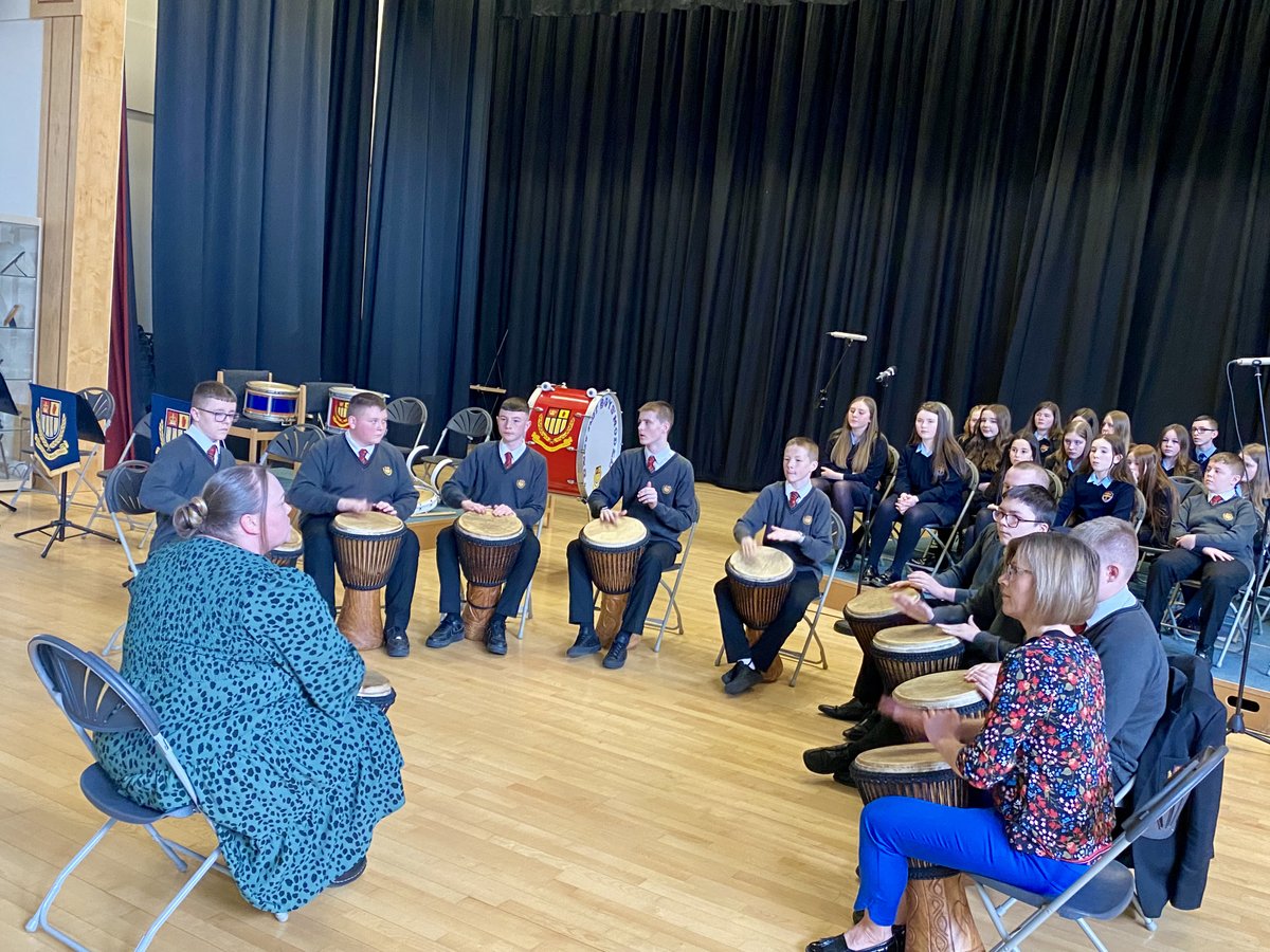 boysmodelschool's tweet photo. Our Easter concert took place on Friday for Yr 8&amp;9 pupils. There was a mix of guitars, snare drums, flutes as well as the Mercy &amp; Boys' Model choir.  It was a lovely event and we hope everyone enjoyed themselves.  @MercyCollegeNI https://t.co/8csmtMpuEP