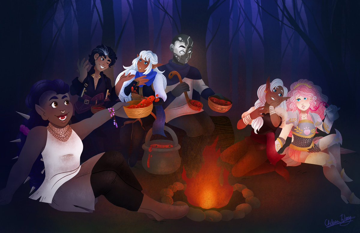 sharksndonuts's tweet photo. Hello #PortfolioDay! I’m Chelsea, a Canadian illustrator who draws lots of bright and cheery art! I’m currently working on the second volume of my comic book Jezebel and I’m open for freelance!

You can contact me through:
💼: https://t.co/EAM79Cjs9D
✉️: sharksndonuts@gmail.com https://t.co/FeAqW9g2ev
