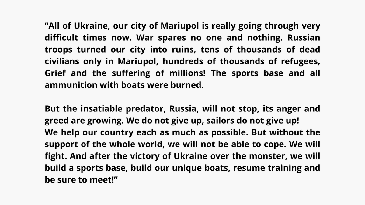 5MFHC's tweet photo. Last year we welcomed several entries from Ukraine, with the current crisis we decided to reach out to each team to express our solidarity, we thought we’d share their heroic and inspirational words. Please keep Ukraine in your thoughts and prayers, we hope one day we’ll reunite. https://t.co/MbjjhIuvG5