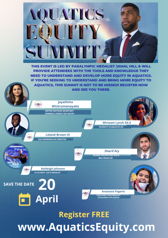 Aquatics can break down barriers, unite our communities and promote social justice and inclusion! The Aquatic Equity Summit on 20 April 📆 is a can’t-miss event for anyone who wants to make a difference in their community 🏊 Register today 🔗 aquaticstoday.com/aquatics-equit…