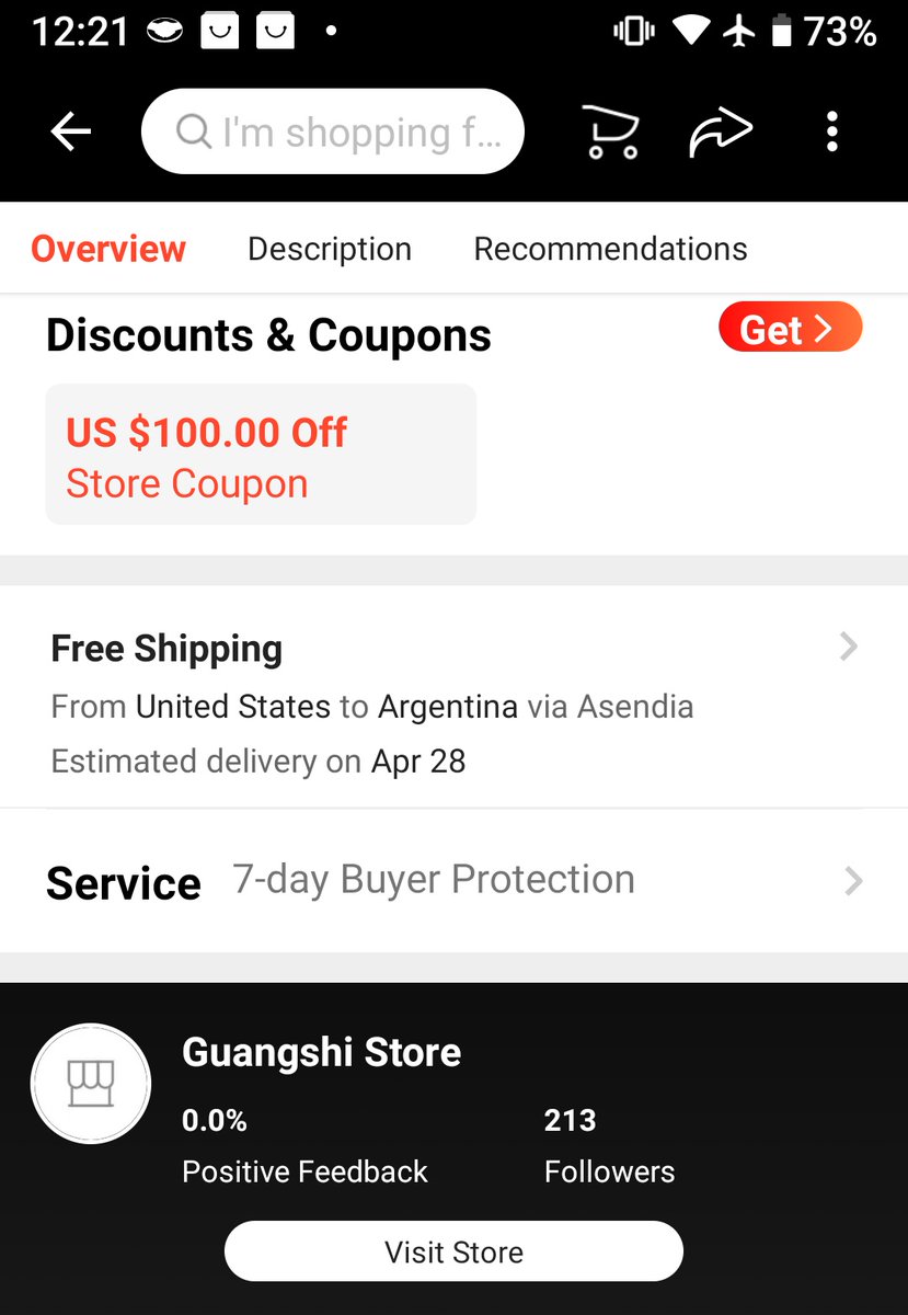 fcassia's tweet photo. #AliExpress partners with #Asendia of #LaPoste #France and #SwissPost to deliver small packets from #USA to #Argentina in 7 days.
#ecommerce #b2C #Competition https://t.co/t3WHWLCHRm