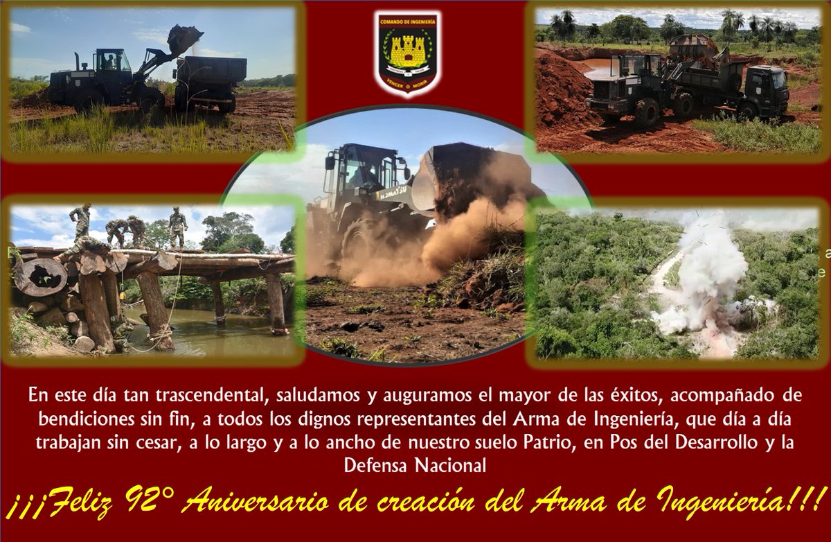Comando de Ingeniería del Ejército (@cominge_py) on Twitter photo 