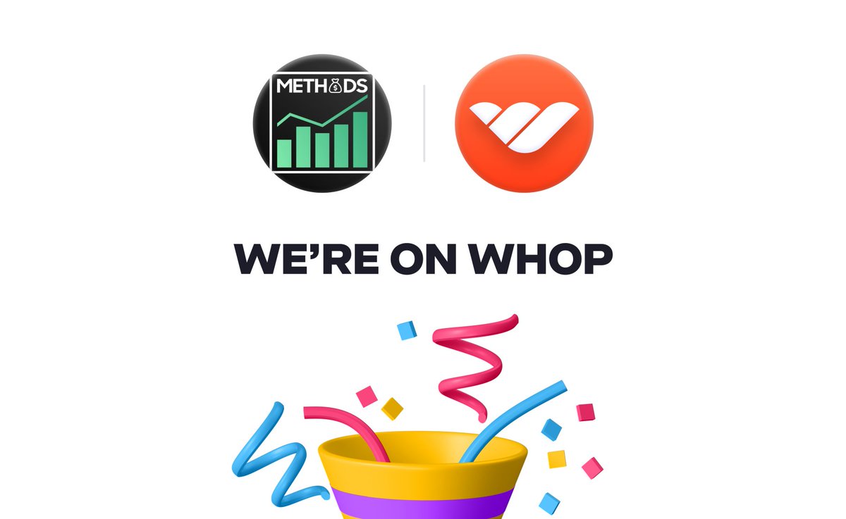 We're live on <a href="/WhopIO/">Whop</a>!

To celebrate we are giving away 10 free monthly memberships!

Like ❤️ and RT ♻️ this tweet to enter

Check us out: whop.com/profitmethods