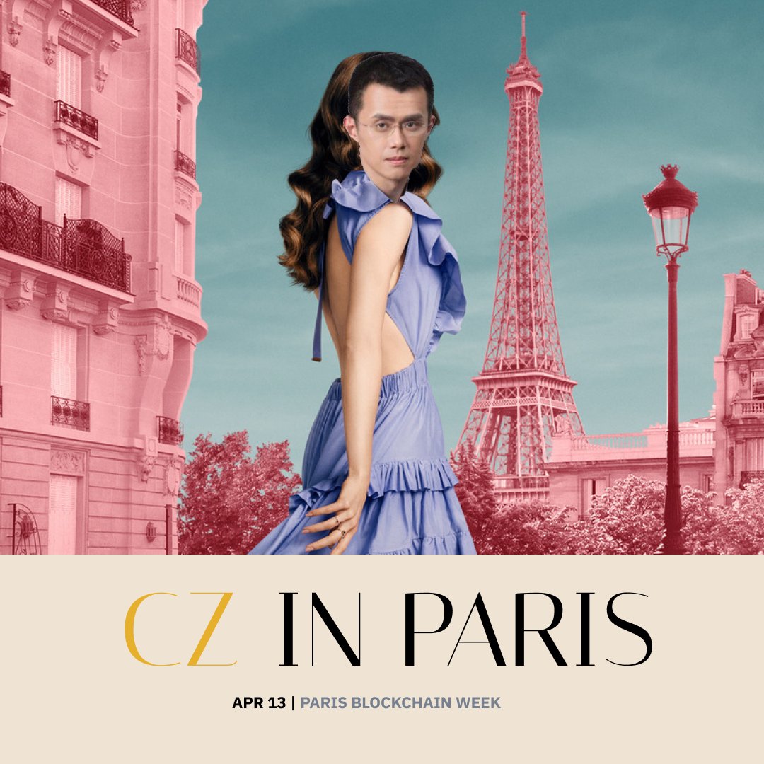 binance's tweet photo. Keep your eye out for @cz_binance if you're in Paris 👀

He'll be at #PBWS2022 tomorrow! https://t.co/edwkjxOI9N