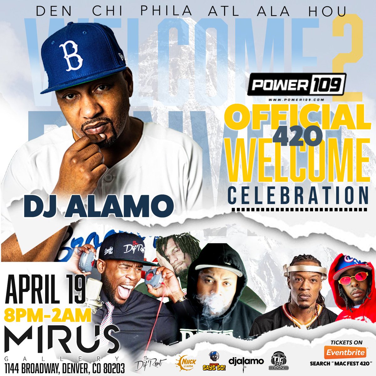 blazenpromos's tweet photo. 420 EVE @ Mirus inside Temple
National Dj's

- QBALL CHI TOWN
- DJ CUZZO ALABAMA
- DJ DIF'RENT WORLDWIDE
- DJ ALAMO PHILLY
- DJ NIICK AT NITE ATL

#WelcomeToDenver
#Blazenpromos
#Blaze
#MacFEST420
#DJ
#Blazetogo
#Temple
#Cannabis
#Weed https://t.co/TqCfwPq4wx