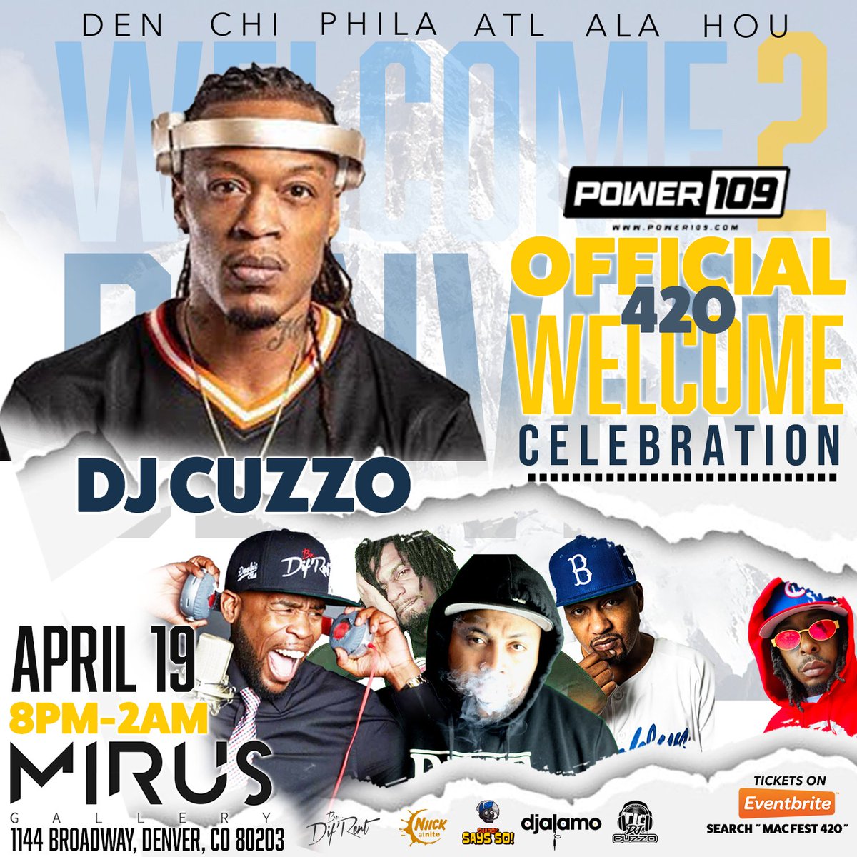 blazenpromos's tweet photo. 420 EVE @ Mirus inside Temple
National Dj's

- QBALL CHI TOWN
- DJ CUZZO ALABAMA
- DJ DIF'RENT WORLDWIDE
- DJ ALAMO PHILLY
- DJ NIICK AT NITE ATL

#WelcomeToDenver
#Blazenpromos
#Blaze
#MacFEST420
#DJ
#Blazetogo
#Temple
#Cannabis
#Weed https://t.co/TqCfwPq4wx