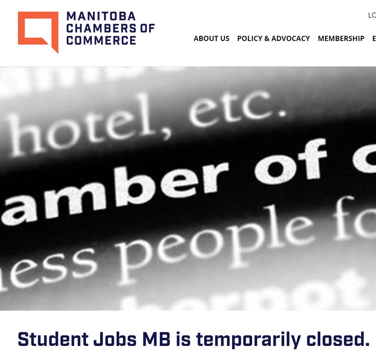 echoconcerns's tweet photo. @MBGov @mbchambersofcom Once again our province saying that they are helping students find summer employment but not? https://t.co/ly7CYRVwsc https://t.co/ZG1kEKSUT0