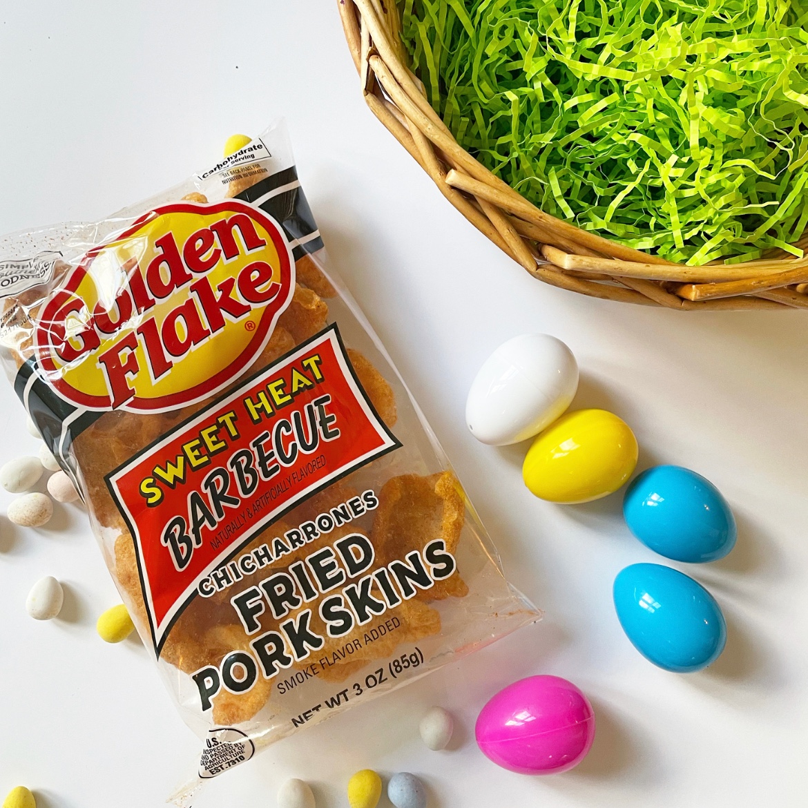 Golden_Flake's tweet photo. Always include a little Golden Flake in your Easter baskets! https://t.co/mmoBsOwBXz