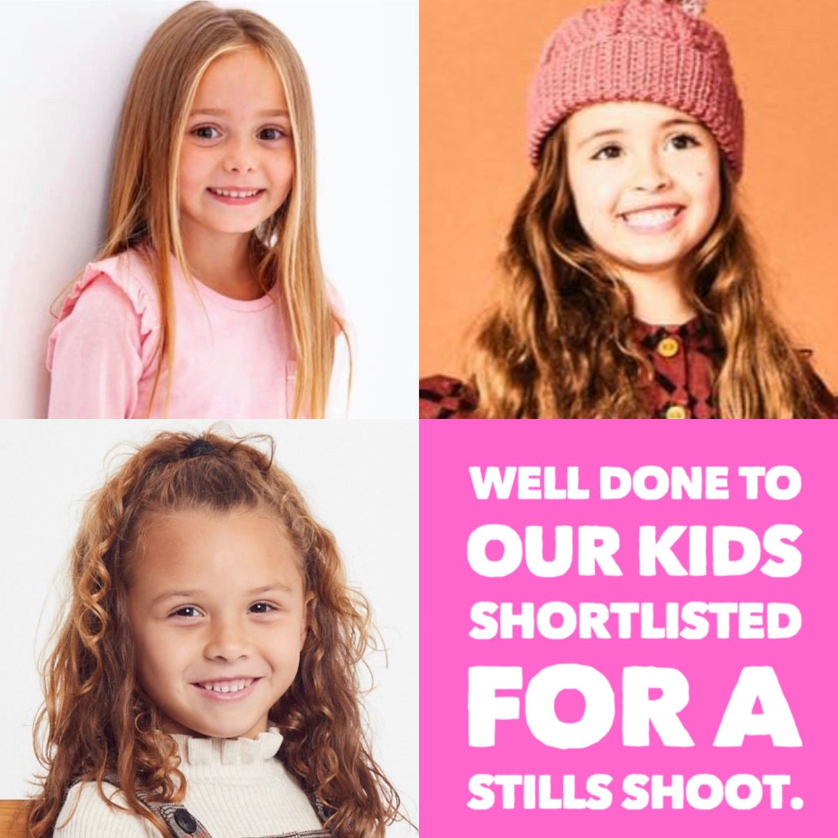 lacaramodels's tweet image. Good luck to all our kids from today!
 #childmodelling #teamlacara #goodluck🍀 #fingerscrossed #modelling #Shortlisted