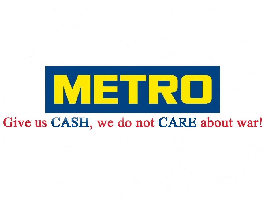 Andrej45028092's tweet photo. #Metro has an official new #slogan! https://t.co/N6ATvnxaP1