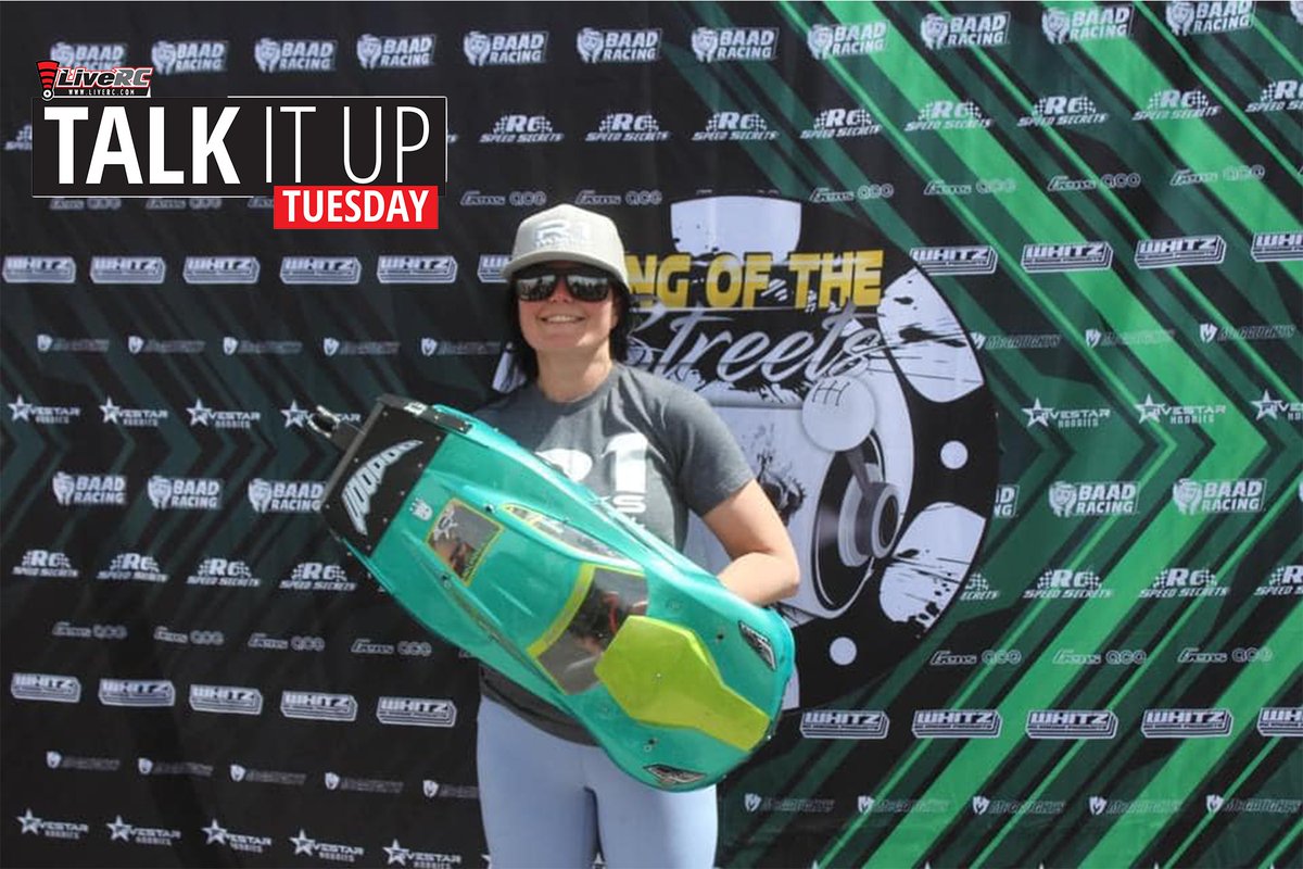 LiveRC's tweet photo. This week we caught up with the King of the Streets 2022 champion, Samantha Joan to see how she's doing and how things went at the KOTS event.  #TIUT https://t.co/fRFTdALiuq https://t.co/vn4GN0cXjt