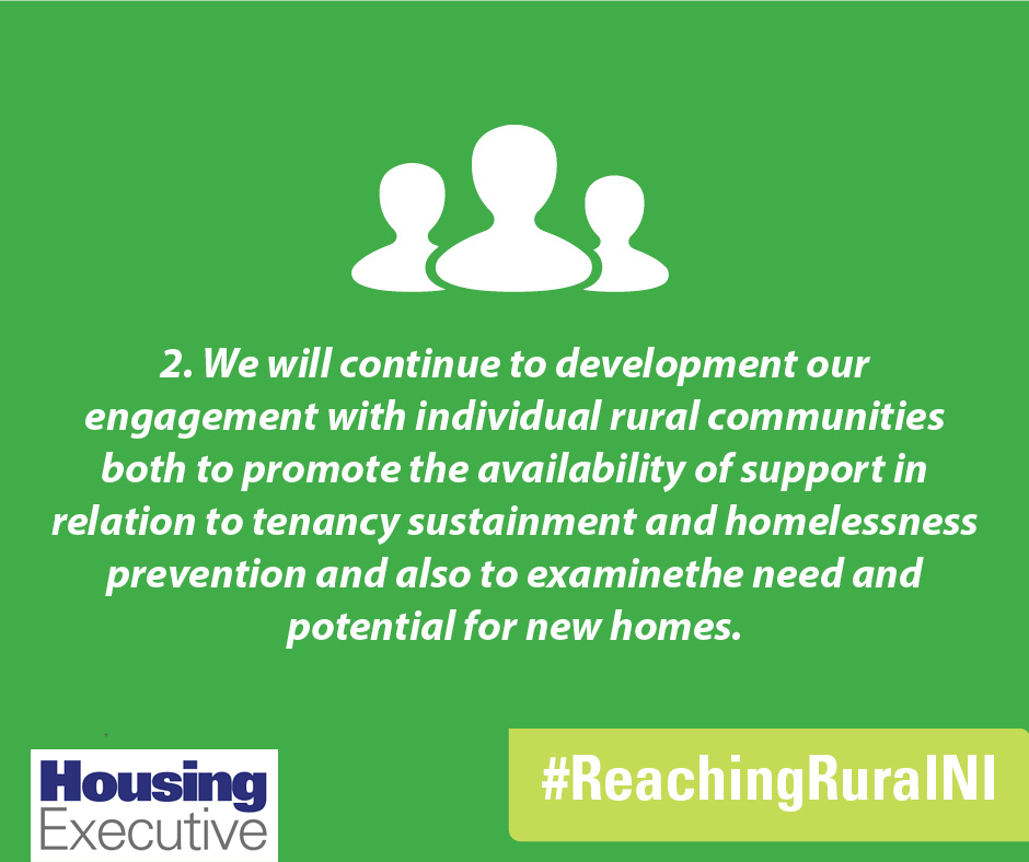 nihecommunity's tweet photo. As part of our Rural Strategy 2021-2025 we will work with rural communities ensuring support for tenacy sustainment & homelessness prevention.We will also assess the potential for new homes.
Read the strategy: https://t.co/xKR7tyAgll
#ReachingRural #RuralStrategy #ReachingRuralNI https://t.co/R4Dqx8jO0u