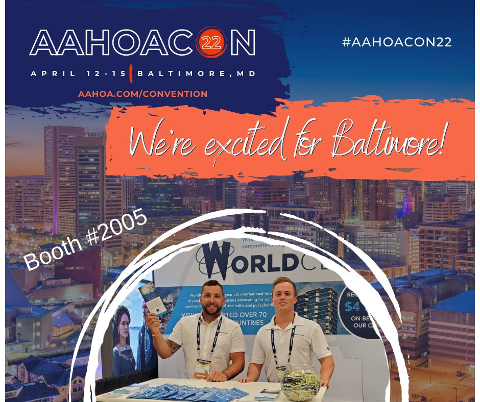 worldclaim's tweet photo. #AAHOACON22 is tomorrow! The #WorldClaimTeam will be at Booth #2005 this year. Be sure to stop by and meet the dedicated members of our team.
WorldClaim is a #ClubBlue Industry Partner. 
#AAHOA #GetToKnowTheWorldClaimDifference https://t.co/4Ew2fiB2UO