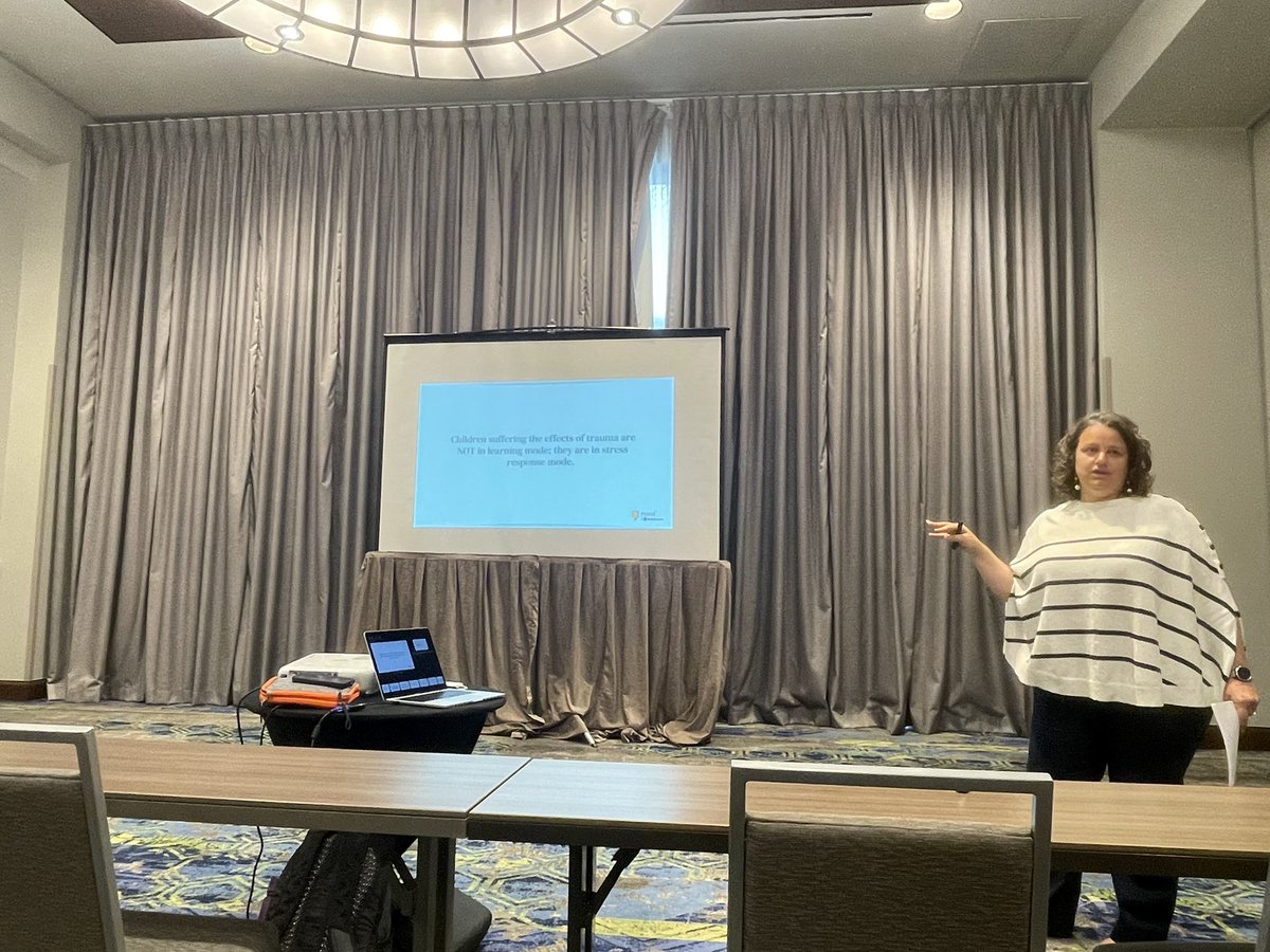 Such a great session on “Mitigating the  Impact of Trauma- The Power of Relationships” with Suzana Spina from <a href="/TeachStrategies/">Teaching Strategies</a> 
<a href="/TAASPYC1/">TAASPYC</a> #AmplifyYourImpact