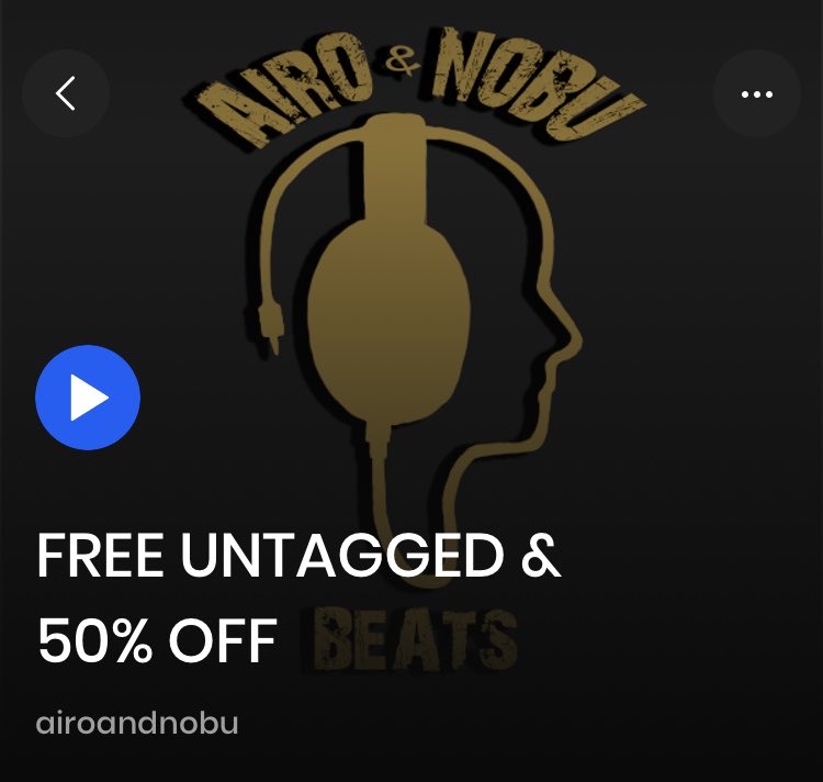AiroNobu's tweet photo. New Playlist 🔥🔥 

🔗 https://t.co/D0oKoSLp6T

- 10 TRACKS 
- FREE UNTAGGED &amp; 50% OFF

#beatstars #typebeat #freetypebeat #producer #makingbeats #beatforsale #beatdeals https://t.co/uiC6VSbNsi