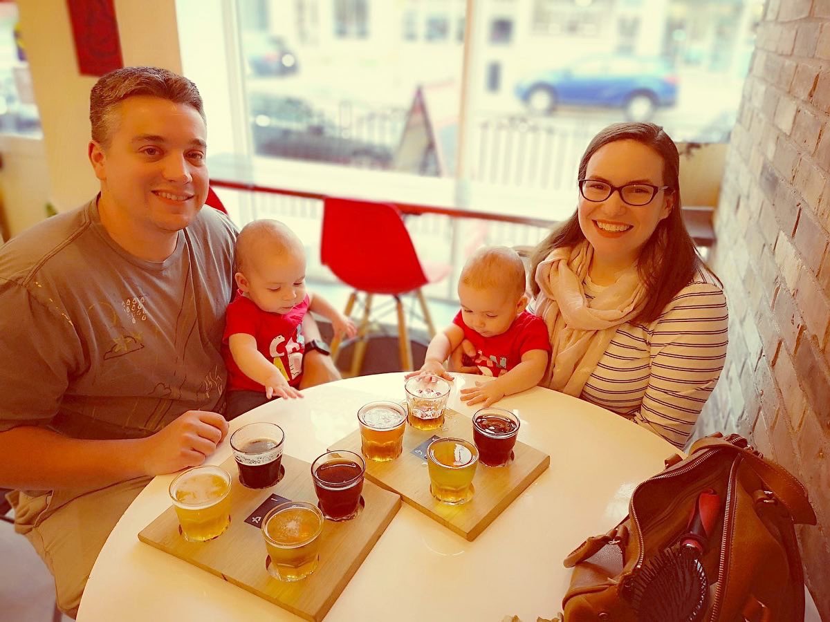 Bitteschonbrau's tweet photo. It’s a family affair!! Come visit us with your friends, your family, even your wee ones!! 🐣💖
OPEN WED-FRI 4-8pm & SAT 12-6pm 🍻
.
.
.
#craftbeer #beerswithfriends #beerswithfamily #craftbeerontario #ontariobrews #comeinforapint #bringyourfriends https://t.co/AxPxoL07qE