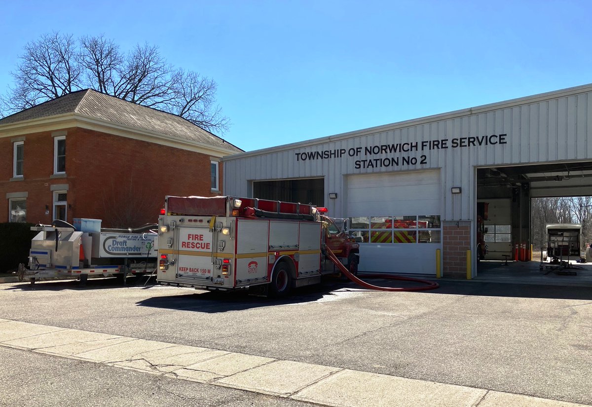 CarrierEmerg's tweet image. It's a beautiful spring day for pump and ground ladder testing in Norwich today.  Kevin and Pat are on site today making sure the equipment is performing as it should.