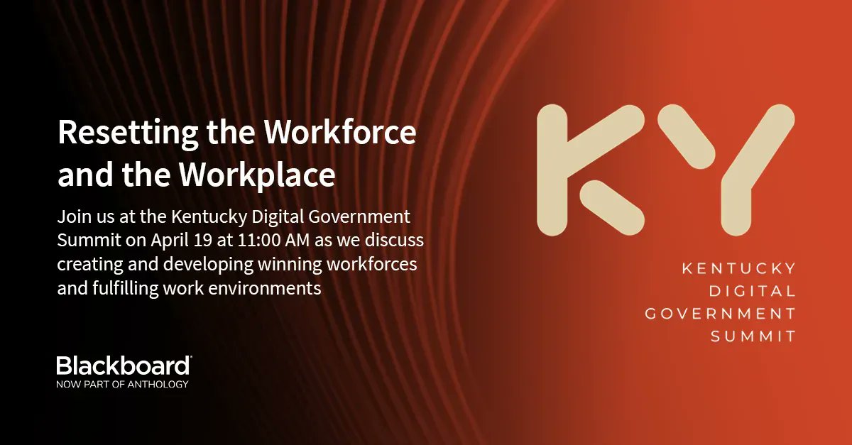 Blackboard on Twitter "The Kentucky Digital Government Summit is
