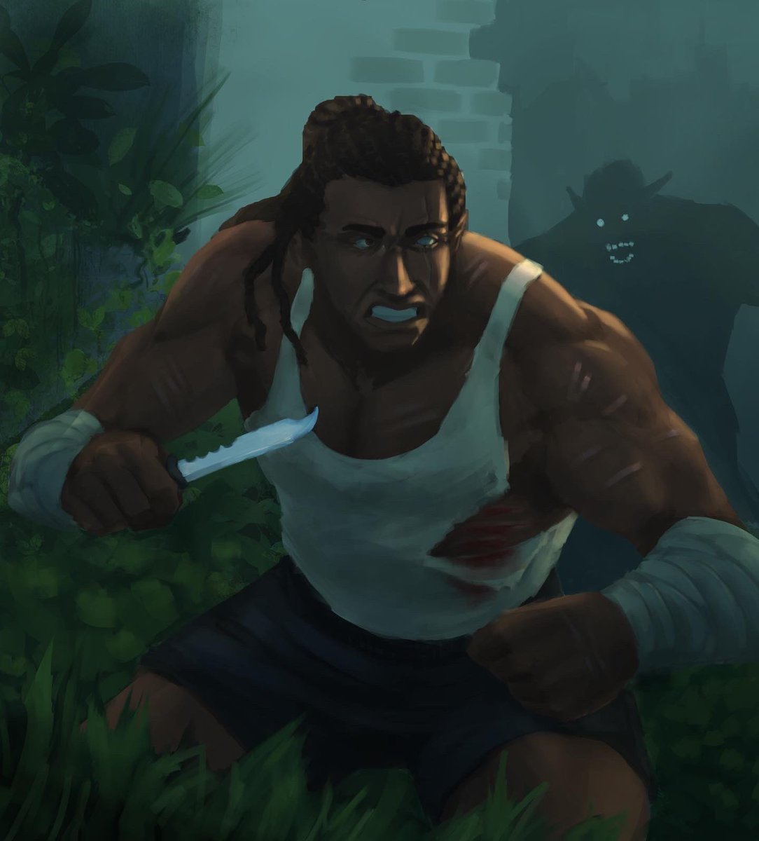 davetestamedia's tweet image. Wow #PortfolioDay already? I’m Dave, I make video game fan art, and board game illustrations for @CavernWire