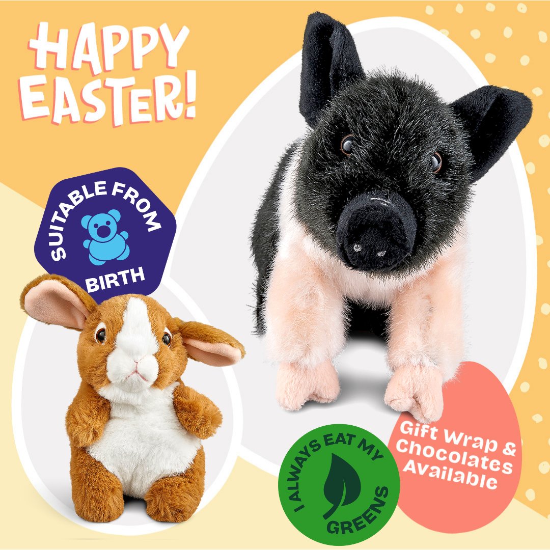 LivingNatureToy's tweet photo. Last chance for #Easter #SweetTreats...🙈 🐾 Want to surprise the little ones with something extra special this Easter? Or maybe treat a newborn to an #EasterGift? Order the sweetest surprise before midnight TONIGHT for delivery before #GoodFriday! ⏰ 🐔 https://t.co/7dNevHci0a https://t.co/Mnmg3sjnqS