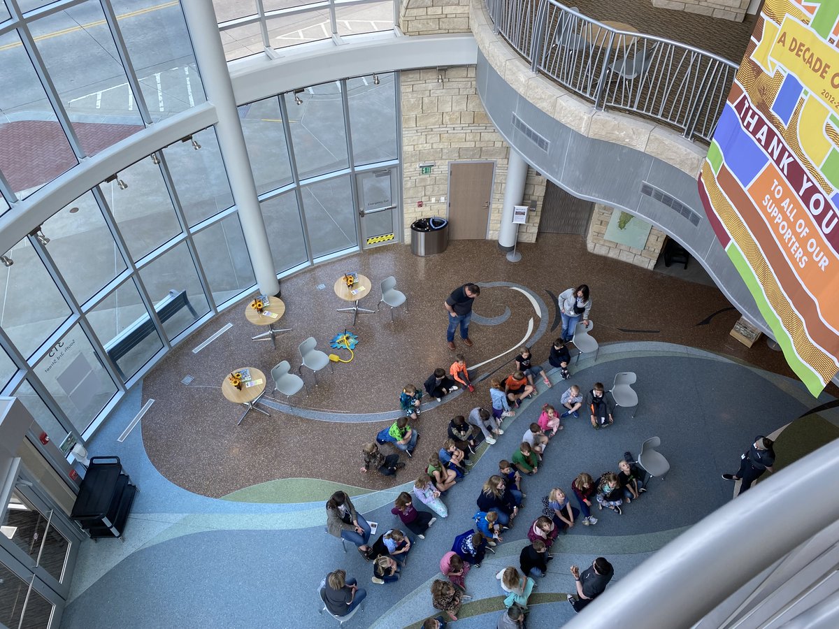 LtGovToland's tweet photo. I had a ton of fun looking around the Flint Hills Discovery Center yesterday. There is so much to see and learn about in this world-class space for welcoming visitors to Manhattan. @CenterFlint https://t.co/2BEngQLHuu