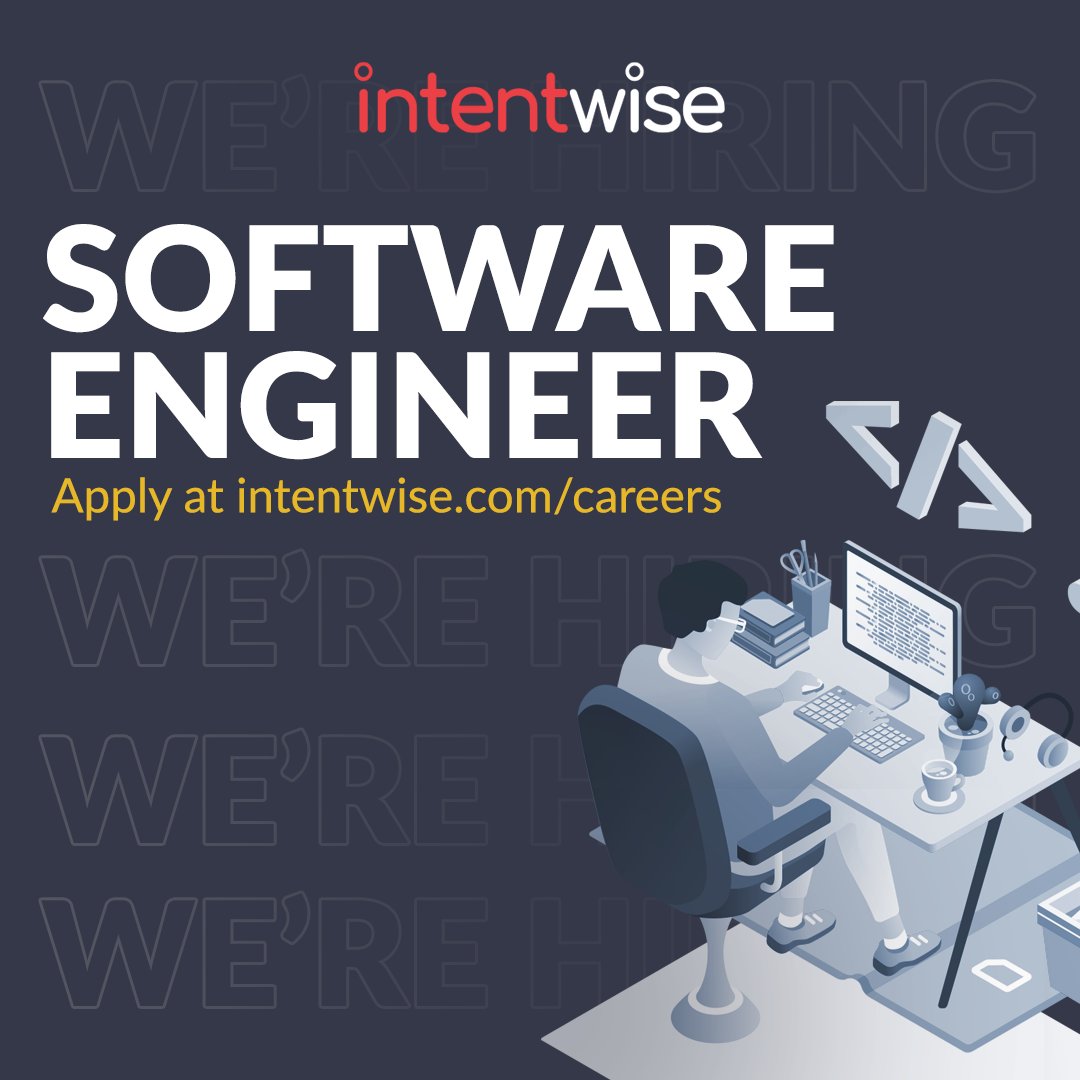 intentwise's tweet photo. We are looking for a Software Engineer with B2B SaaS experience. Apply today: https://t.co/8HOrbhnflR

#hiring #saasjobs https://t.co/bWZLK8srIk