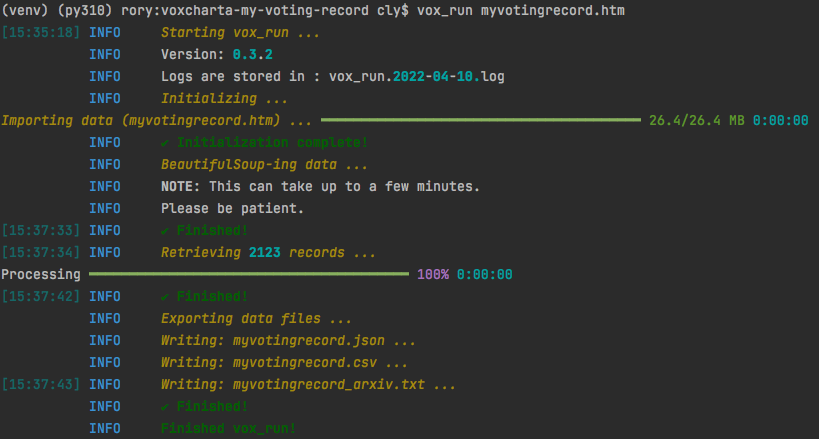 astrochunly's tweet photo. A couple of years ago, I wrote a #Python script to archive my arXiv voting records from @astrocrash's VoxCharta for #astro papers.

It is now my go-to repo to test out new tools and libraries such as @willmcgugan's Rich and @tiangolo's Typer. https://t.co/JgHQ053BYl