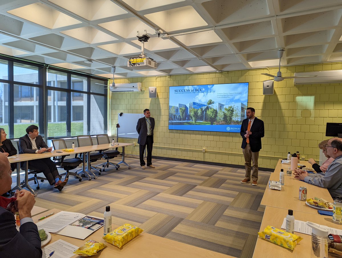 BerkshireCC's tweet photo. #MyBCC was excited to host the Berkshire County delegation on campus to present some of the College's budget priorities. It was great to have the #mapoli Berkshire delegation on site to talk about how we ensure our campus, our students &amp; our community thrive. #macommunitycolleges https://t.co/g2HnjkaiiB