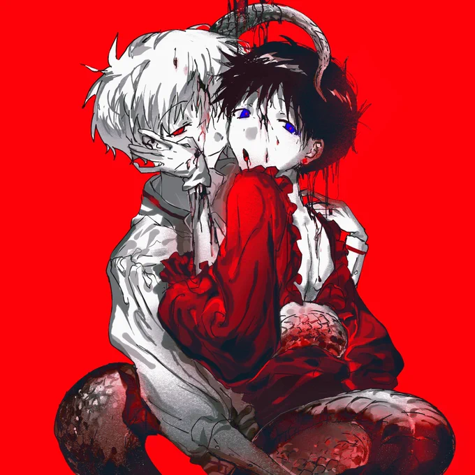 给kimo咪的🐍🍎 