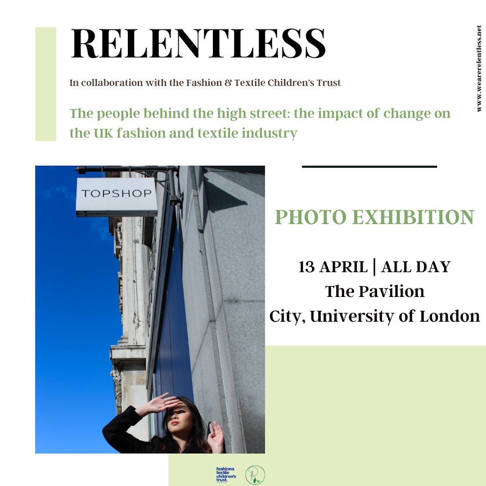 Join us on 13 April at The Pavilion 📷

We are so excited for you to see the incredible photo exhibition on the people behind the high-street by our amazing photographers <a href="/ClaudiaScut/">Claudia</a> @lindabussola <a href="/celinelimfy/">Celine Lim</a> ✨🤳