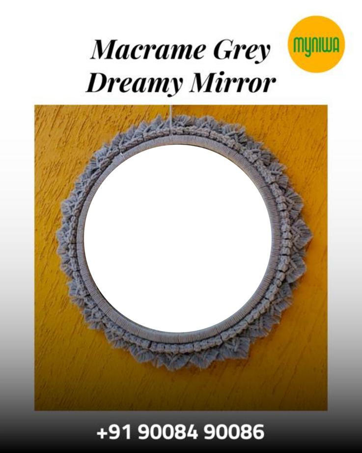 1pagespotlight's tweet photo. Product Name: Macrame gray dreamy Mirror

𝗗𝗠 𝘂𝘀 𝘁𝗼 𝗴𝗲𝘁 𝘁𝗵𝗲 𝗽𝗿𝗼𝗱𝘂𝗰𝘁 𝗱𝗲𝘁𝗮𝗶𝗹𝘀.

#macramemirror #macrame #macramewallhanging #macramedecor #macrameart #handmade #macramemakers #homedecor #macram #mirror #macramelove #macramedesign #homedecoration https://t.co/8huYWqUTn9