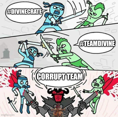 Monarchxnads's tweet photo. Let them fight each other.
Corrupt is always cunning
@samuraiverse
#CorruptVsDivine #teamCorrupt
#NFTGiveaway
#NFT #NFTshill #NFTs #PlayAndEarn
#BecomeLegend https://t.co/XJ3XZagKQr
